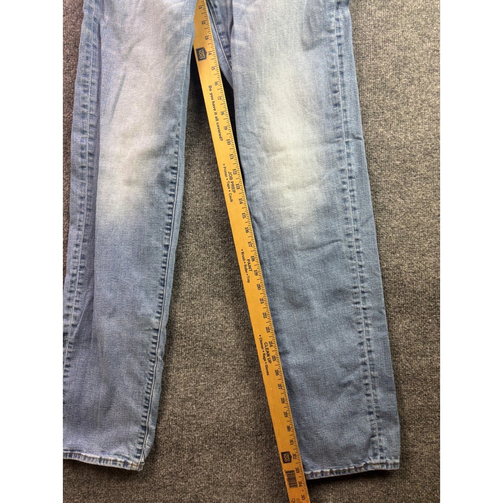 American Eagle Original Straight Mens 30x31 Light Blue Airflex+ Stretch Jeans - Picture 5 of 9